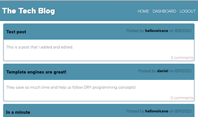 screenshot of project