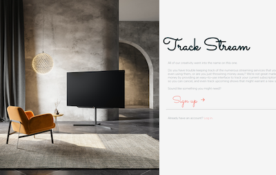 screenshot of project